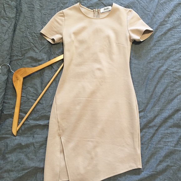 Lulus “So Typically Me” Beige Dress - Picture 2 of 4